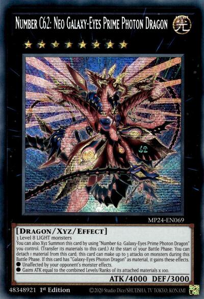 Number C62: Neo Galaxy-Eyes Prime Photon Dragon (MP24-EN069) [25th Anniversary Tin: Dueling Mirrors]
