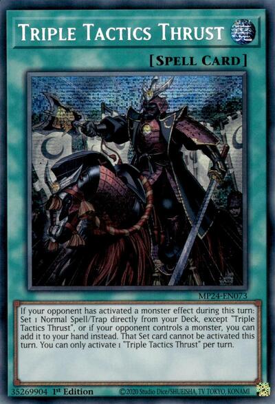Triple Tactics Thrust (MP24-EN073) [25th Anniversary Tin: Dueling Mirrors]