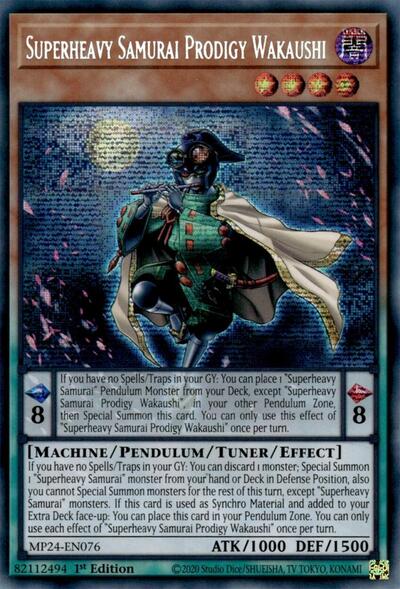 Superheavy Samurai Prodigy Wakaushi (MP24-EN076) [25th Anniversary Tin: Dueling Mirrors]