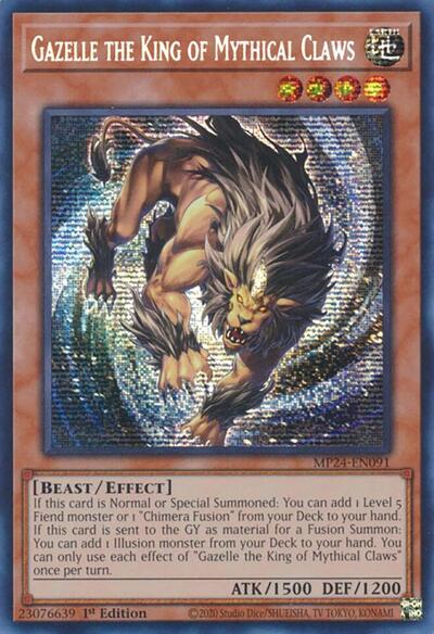 Gazelle the King of Mythical Claws (MP24-EN091) [25th Anniversary Tin: Dueling Mirrors]