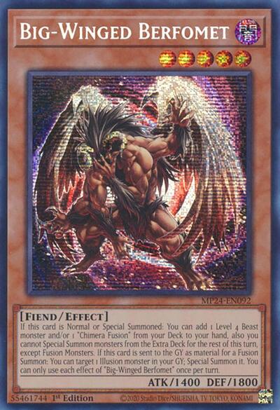 Big-Winged Berfomet (MP24-EN092) [25th Anniversary Tin: Dueling Mirrors]