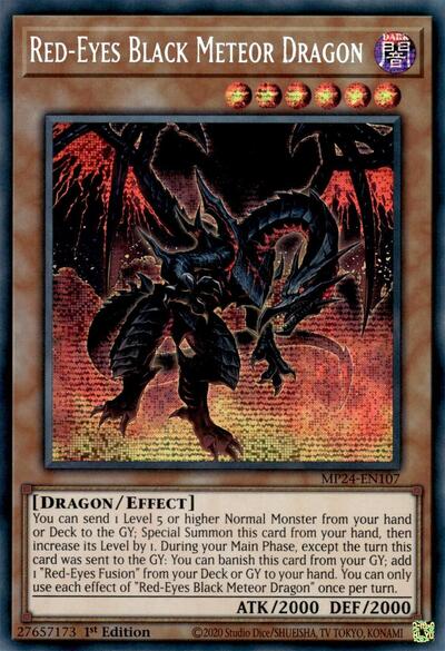 Red-Eyes Black Meteor Dragon (MP24-EN107) [25th Anniversary Tin: Dueling Mirrors]