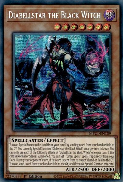 Diabellstar the Black Witch (MP24-EN109) [25th Anniversary Tin: Dueling Mirrors]