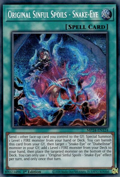 Original Sinful Spoils - Snake-Eye (MP24-EN124) [25th Anniversary Tin: Dueling Mirrors]