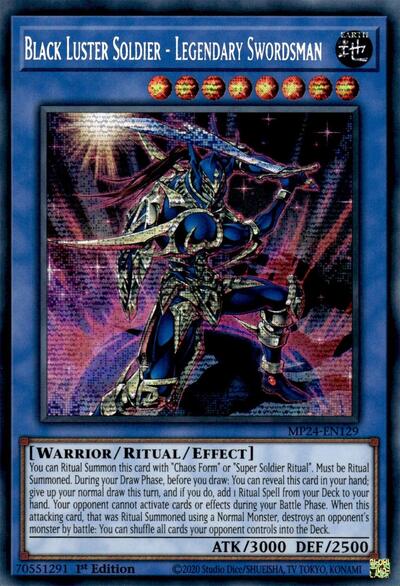 Black Luster Soldier - Legendary Swordsman (MP24-EN129) [25th Anniversary Tin: Dueling Mirrors]