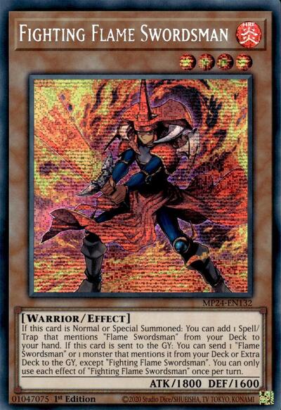 Fighting Flame Swordsman (MP24-EN132) [25th Anniversary Tin: Dueling Mirrors]