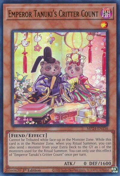 Emperor Tanuki's Critter Count (MP24-EN156) [25th Anniversary Tin: Dueling Mirrors]