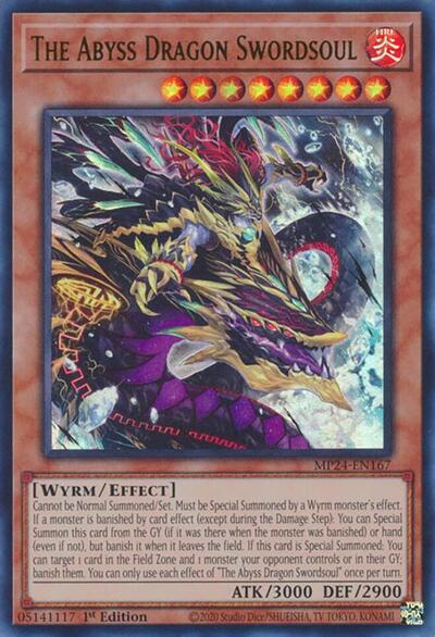 The Abyss Dragon Swordsoul (MP24-EN167) [25th Anniversary Tin: Dueling Mirrors]