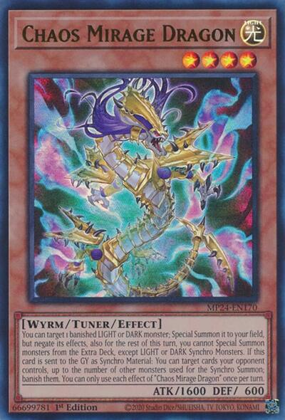 Chaos Mirage Dragon (MP24-EN170) [25th Anniversary Tin: Dueling Mirrors]