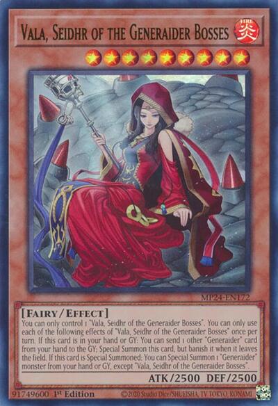 Vala, Seidhr of the Generaider Bosses (MP24-EN172) [25th Anniversary Tin: Dueling Mirrors]