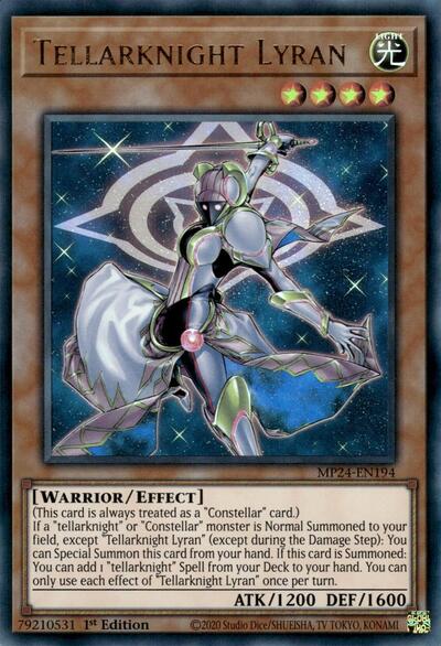 Tellarknight Lyran (MP24-EN194) [25th Anniversary Tin: Dueling Mirrors]