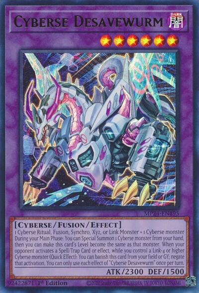 Cyberse Desavewurm (MP24-EN195) [25th Anniversary Tin: Dueling Mirrors]