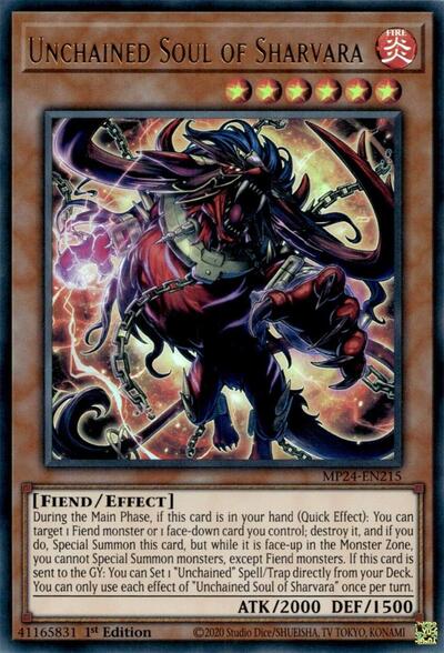 Unchained Soul of Sharvara (MP24-EN215) [25th Anniversary Tin: Dueling Mirrors]