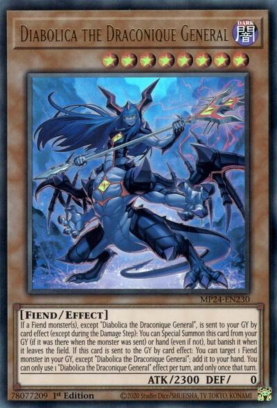 Diabolica the Draconique General (MP24-EN230) [25th Anniversary Tin: Dueling Mirrors]