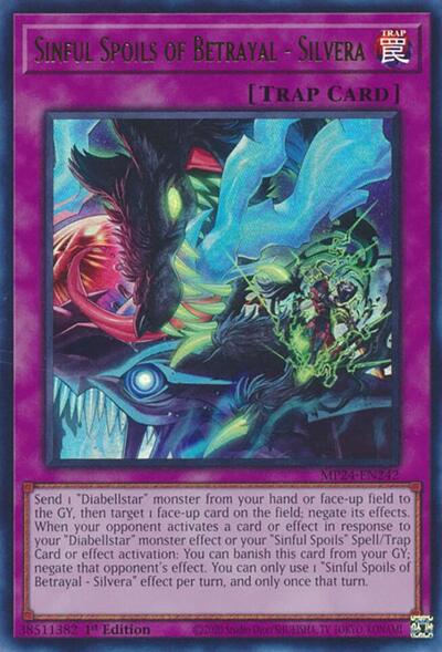 Sinful Spoils of Betrayal - Silvera (MP24-EN242) [25th Anniversary Tin: Dueling Mirrors]