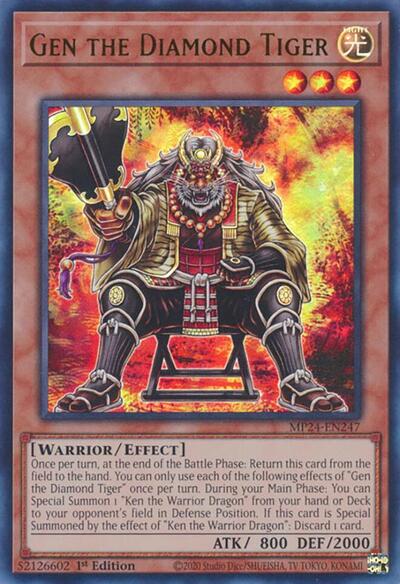 Gen the Diamond Tiger (MP24-EN247) [25th Anniversary Tin: Dueling Mirrors]