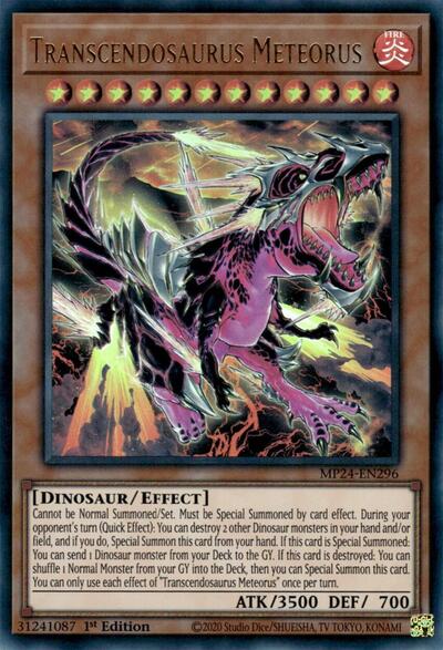 Transcendosaurus Meteorus (MP24-EN296) [25th Anniversary Tin: Dueling Mirrors]