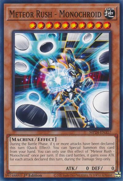 Meteor Rush - Monochroid (MP24-EN317) [25th Anniversary Tin: Dueling Mirrors]