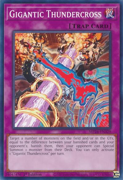 Gigantic Thundercross (MP24-EN329) [25th Anniversary Tin: Dueling Mirrors]