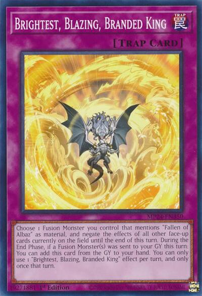 Brightest, Blazing, Branded King (MP24-EN350) [25th Anniversary Tin: Dueling Mirrors]