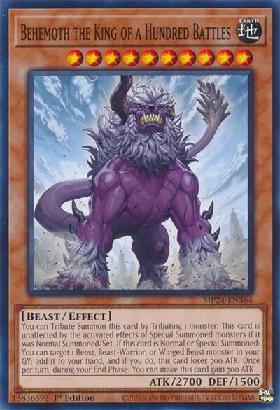 Behemoth the King of a Hundred Battles (MP24-EN364) [25th Anniversary Tin: Dueling Mirrors]