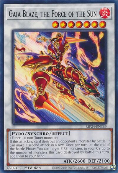 Gaia Blaze, the Force of the Sun (MP24-EN369) [25th Anniversary Tin: Dueling Mirrors]