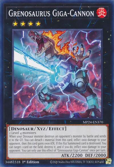 Grenosaurus Giga-Cannon (MP24-EN370) [25th Anniversary Tin: Dueling Mirrors]