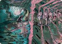 Mirror Room // Fractured Realm Art Card (36) [Art Series: Duskmourn: House of Horror]