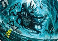 Overlord of the Floodpits Art Card (Gold-Stamped Signature) (4) [Art Series: Duskmourn: House of Horror]