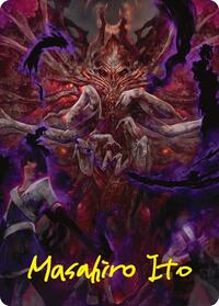 Damnation Art Card (Gold-Stamped Signature) (53) [Art Series: Duskmourn: House of Horror]