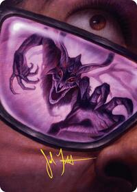 Doomsday Excruciator Art Card (Gold-Stamped Signature) (38) [Art Series: Duskmourn: House of Horror]