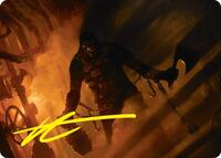 Boilerbilges Ripper Art Card (Gold-Stamped Signature) (12) [Art Series: Duskmourn: House of Horror]