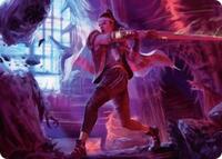 Diversion Specialist Art Card (13) [Art Series: Duskmourn: House of Horror]