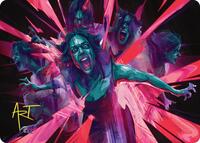 Waltz of Rage Art Card (Gold-Stamped Signature) (35) [Art Series: Duskmourn: House of Horror]
