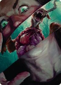 Hauntwoods Shrieker Art Card (40) [Art Series: Duskmourn: House of Horror]