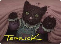 Twitching Doll Art Card (Gold-Stamped Signature) (48) [Art Series: Duskmourn: House of Horror]
