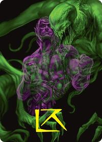 Tyvar, the Pummeler Art Card (Gold-Stamped Signature) (41) [Art Series: Duskmourn: House of Horror]