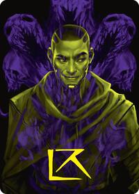 Kaito, Bane of Nightmares Art Card (Gold-Stamped Signature) (42) [Art Series: Duskmourn: House of Horror]