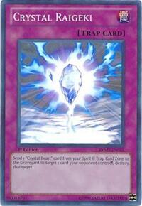 Crystal Raigeki (RYMP-EN055) [Ra Yellow Mega Pack]