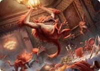 Midnight Mayhem Art Card (20) [Art Series: Duskmourn: House of Horror]