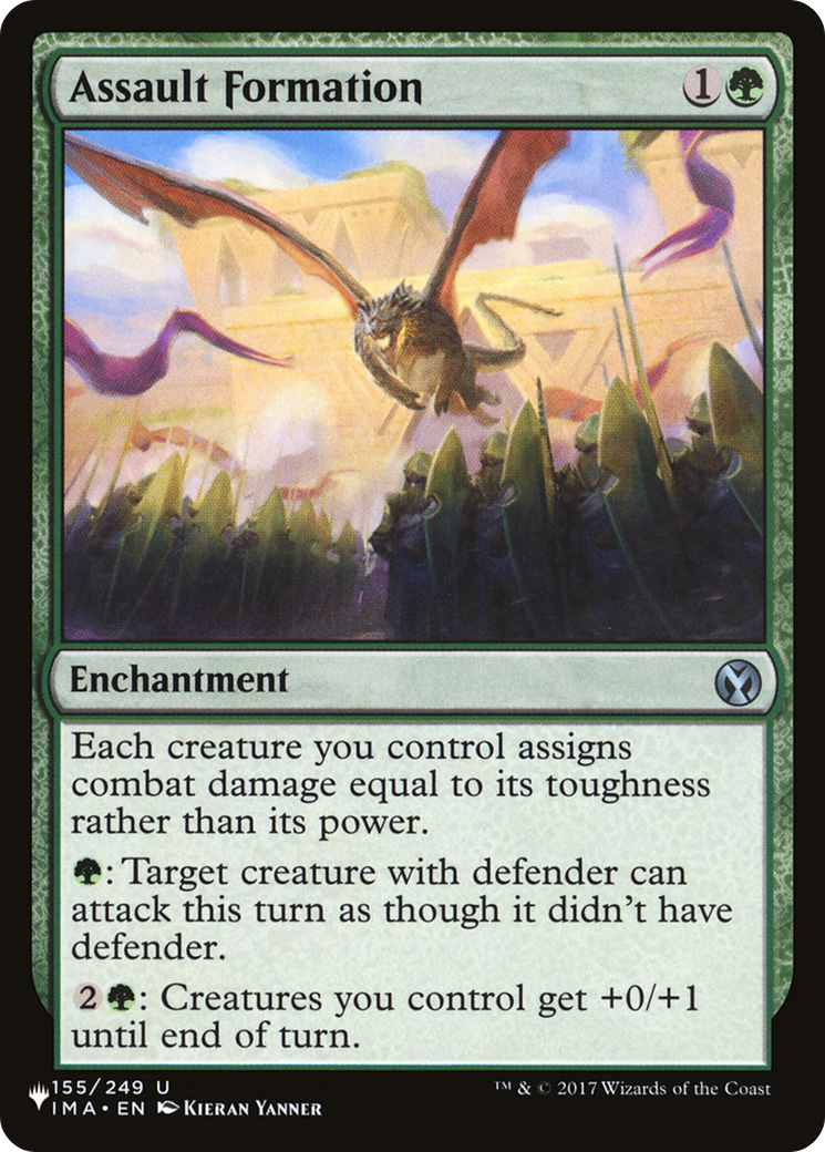 Assault Formation (LIST-155/249) - The List