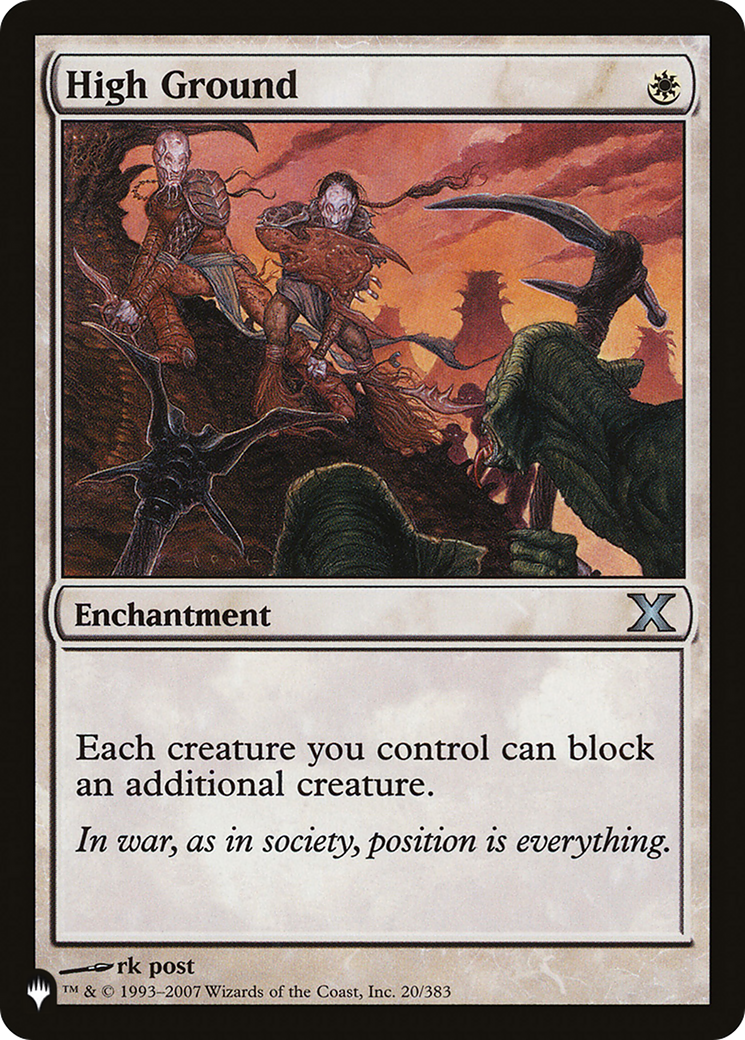 High Ground (LIST-20/383) - The List