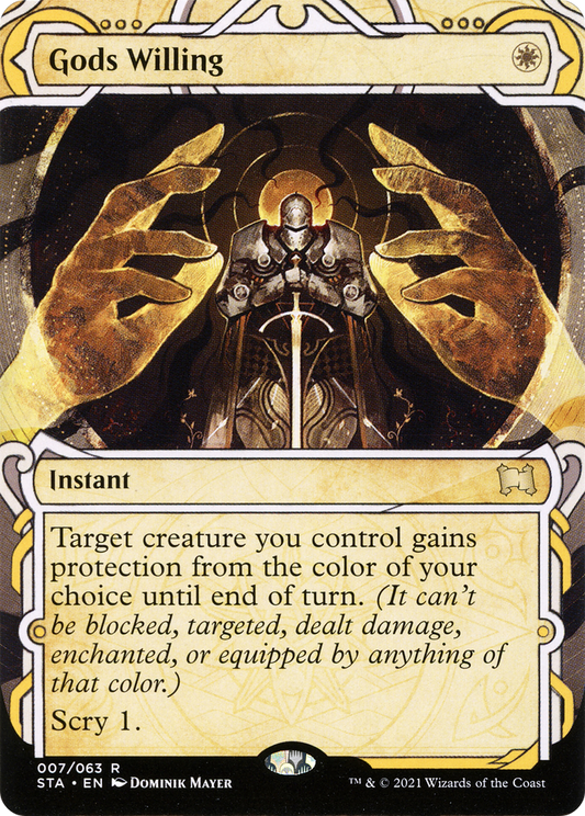 Gods Willing (STA-007) - Strixhaven Mystical Archive: (Showcase) (Borderless)