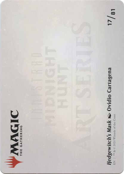 Hedgewitch's Mask // Hedgewitch's Mask (AMID-017) - Midnight Hunt Art Series (Borderless)
