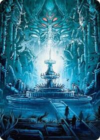 Island Art Card (28) [Art Series: Duskmourn: House of Horror]