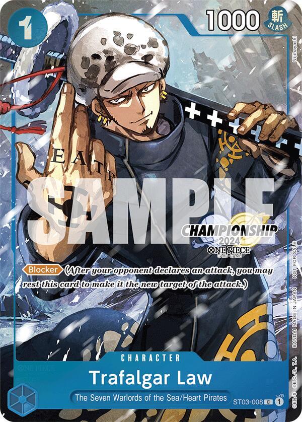 Trafalgar Law - ST03-008 (CS 2024 Event Pack Finalist) (ST03-008) [One Piece Promotion Cards]