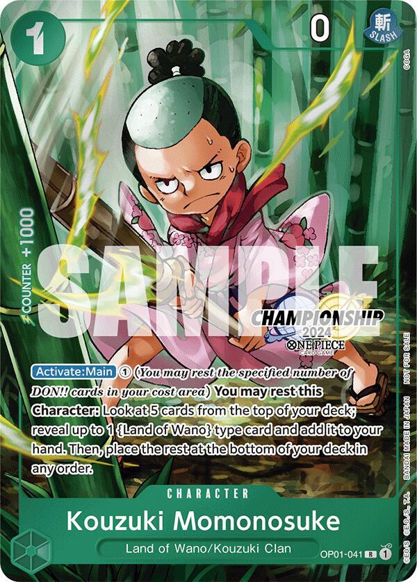 Kouzuki Momonosuke (CS 2024 Celebration Pack) (OP01-041) [One Piece Promotion Cards]