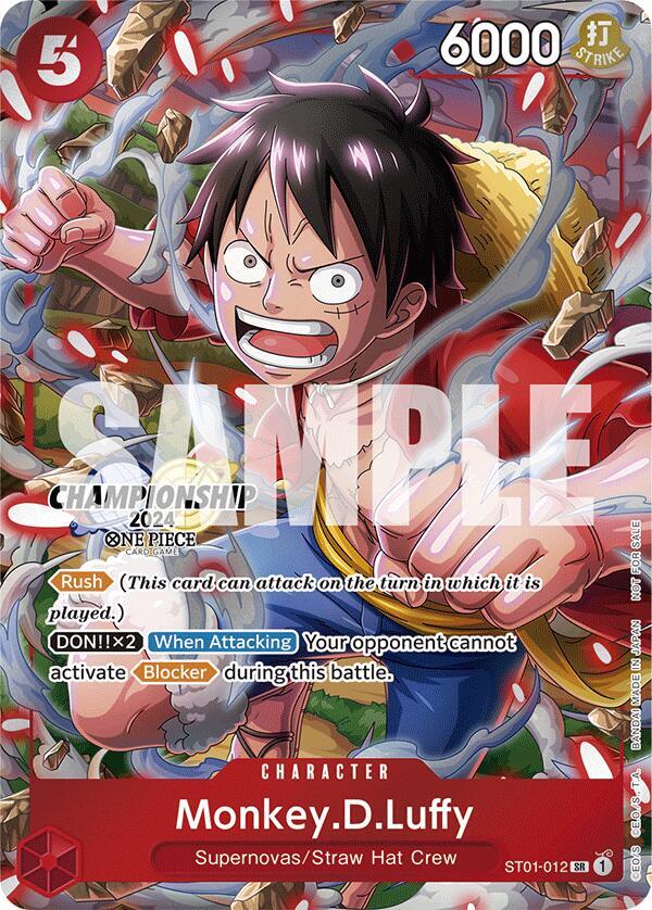 Monkey.D.Luffy (CS 2024 Celebration Pack) (ST01-012) [One Piece Promotion Cards]