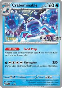 Crabominable - 134 (Prerelease) [Staff] (134/142) [SV: Scarlet & Violet Promo Cards]