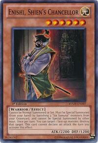 Enishi, Shien's Chancellor (RYMP-EN097) [Ra Yellow Mega Pack]